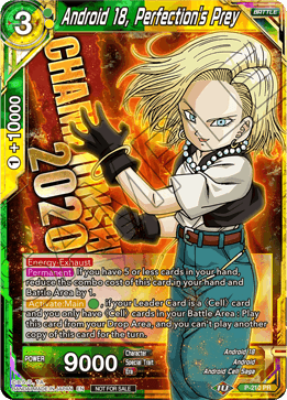 Android 18, Perfection's Prey - Mythic Booster - Uncommon - P-210