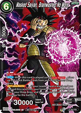 Masked Saiyan, Brainwashed No More (Event Pack 08) - Tournament Promotion Cards - Promo - P-263