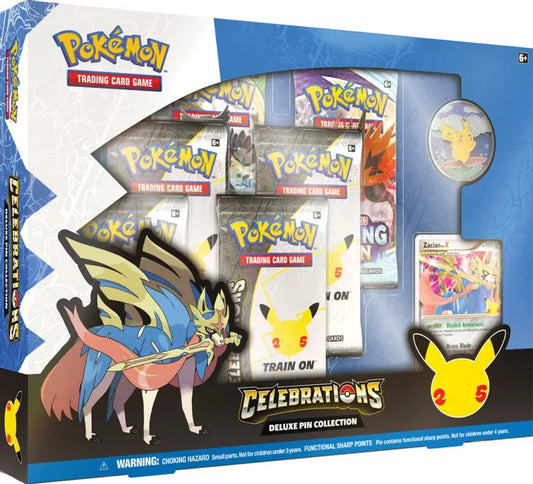 POKEMON Celebrations Deluxe Pin Collection [Zacian LV. X]