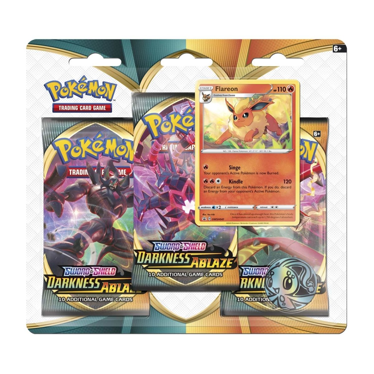 Pokemon Darkness Ablaze 3 - Pack Blister Flareon