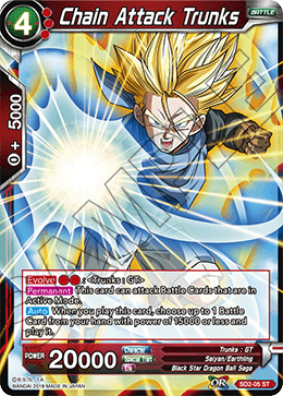 Chain Attack Trunks - Cross Worlds - Starter Rare - SD2-05