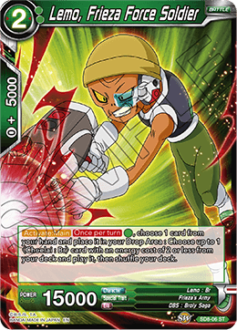 Lemo, Frieza Force Soldier - Destroyer Kings - Starter Rare - SD8-06