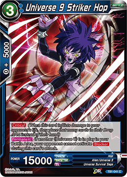 Universe 9 Striker Hop - Tournament of Power - Common - TB1-041