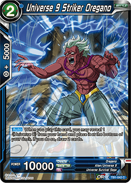Universe 9 Striker Oregano - Tournament of Power - Common - TB1-042