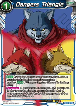 Dangers Triangle - Tournament of Power - Uncommon - TB1-048