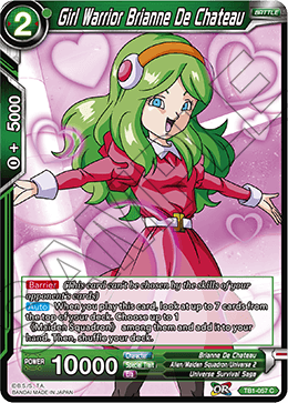 Girl Warrior Brianne De Chateau - Tournament of Power - Common - TB1-057