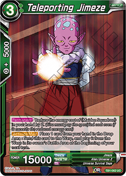 Teleporting Jimeze - Tournament of Power - Uncommon - TB1-062