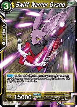 Swift Warrior Dyspo - Tournament of Power - Uncommon - TB1-083