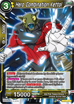 Hero Combination Kettol - Tournament of Power - Uncommon - TB1-089