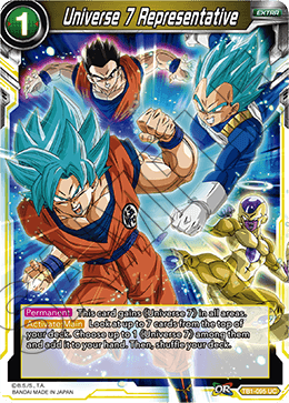 Universe 7 Representative - Tournament of Power - Uncommon - TB1-095