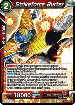 Strikeforce Burter - Clash of Fates - Common - TB3-008