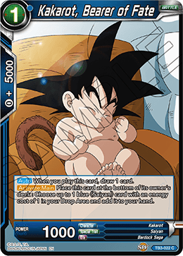 Kakarot, Bearer of Fate - Clash of Fates - Common - TB3-022