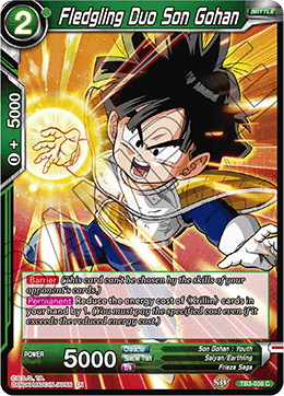 Fledgling Duo Son Gohan - Clash of Fates - Common - TB3-038